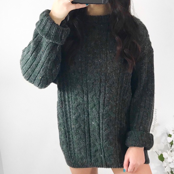 High Sierra Sweaters - ❤️SALE❤️ vintage green speckled chunky sweater
